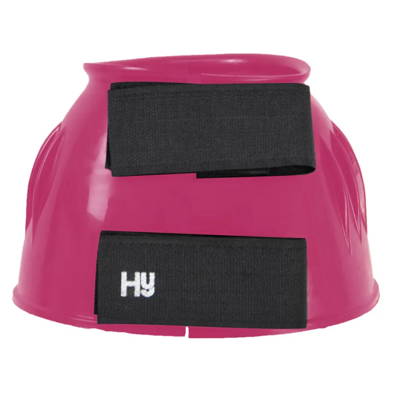 Hy Equestrian Over Reach Boots in Jelly Pink